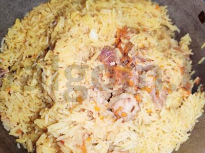 Kiaulienos plovas su raudonosiomis serbentėmis Žingsnis 8