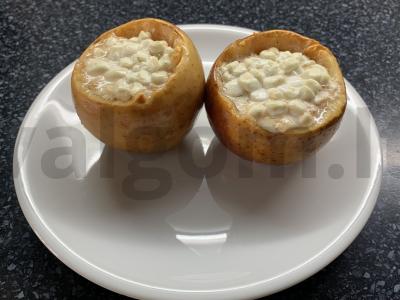 Obuoliai, kepti su varške ir mandarinais Žingsnis 6