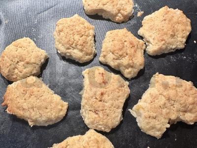 Namų kokosų varškės sausainiai Žingsnis 5