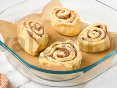 Šokoladiniai cinamoniniai bandeliai Žingsnis 7