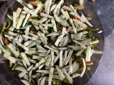 Salotas „Rudens valsas“ Žingsnis 2