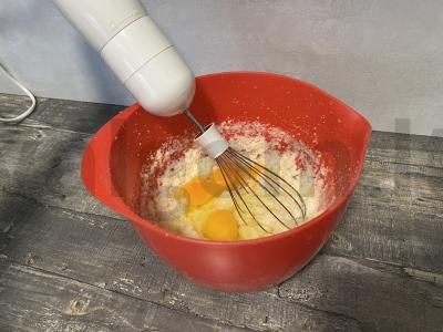 Šokoladiniai keksiukai su pieniniu šokoladu Žingsnis 3