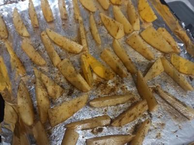 Kaimiški bulvės su česnako prieskoniu Žingsnis 4