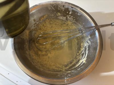 Žalios blynai su krapais Žingsnis 6