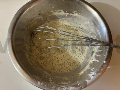 Žalios blynai su krapais Žingsnis 7