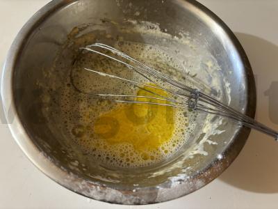 Žalios blynai su krapais Žingsnis 8