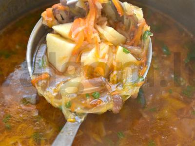 Namų šaltibarščiai iš raugintų kopūstų Žingsnis 7