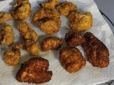 Kalakutiena tempuroje su ryžiais ir sūrio padažu Žingsnis 7