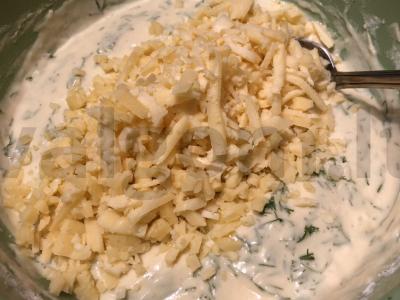 Sūrio blynai su žolelėmis Žingsnis 6