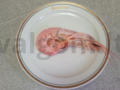 Salotas su langustinu ir kukurūzais Žingsnis 1