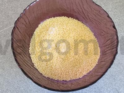 Kalakutienos filė su daržovėmis, grybais ir kuskuso garnyru Žingsnis 8