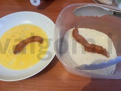 Kalakutienos stripsai su bulvytėmis fri oro grilyje Žingsnis 2