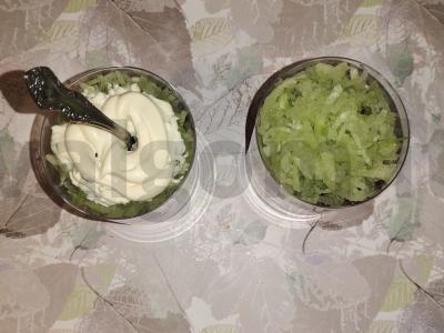 Salotas „Radin-morkin“ su karamelizuotais svogūnais Žingsnis 7