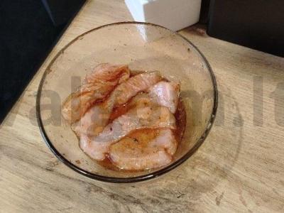 Cezario salotos su kalakutiena Žingsnis 1