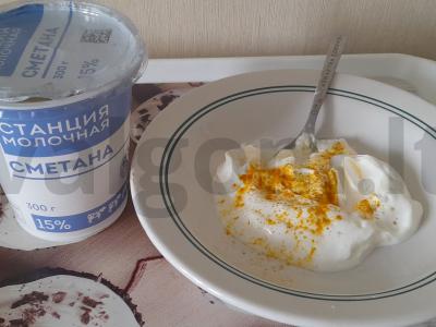 Mėsa grietinėlės padaže su bulvėmis Žingsnis 4