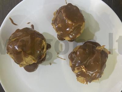 PP keksiukai su žemės riešutų sviestu ir bananais Žingsnis 8