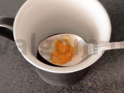 Šildantis kava su ciberžole ir likieriumi Žingsnis 3