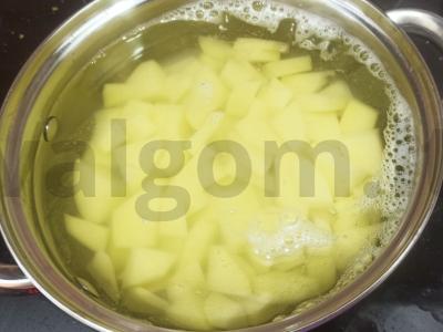 Žalios lęšės tyrės sriuba Žingsnis 1