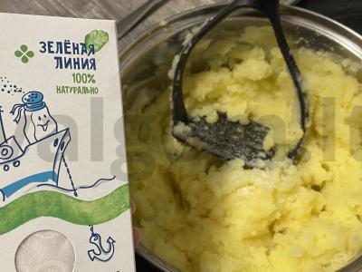 Naudingos bulvių košės su jūros druska Žingsnis 4