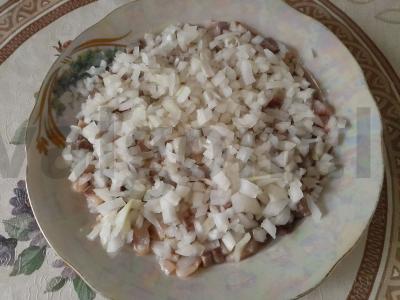 Silkė po kailiu su obuoliu Žingsnis 3