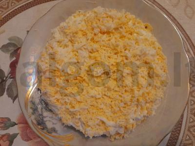 Silkė po kailiu su obuoliu Žingsnis 5