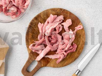 Kepti agurkai su mėsa Žingsnis 1