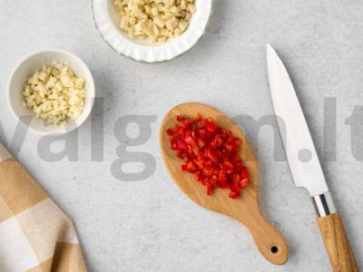 Kepti agurkai su mėsa Žingsnis 5