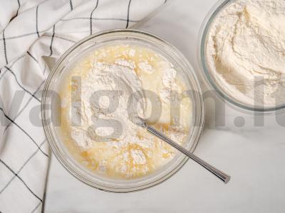 Brusnicų pyragas iš varškės tešlos Žingsnis 3