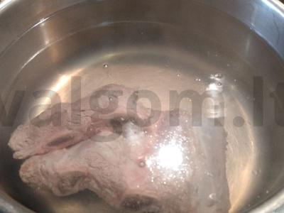 Skaniausias barštis su daržovėmis ir grietine Žingsnis 1