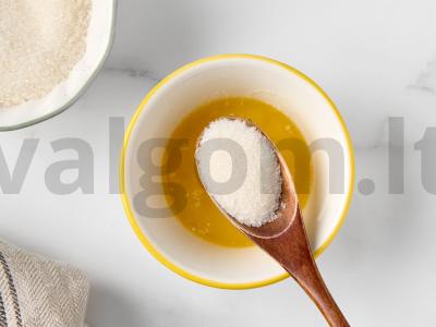 Šiltas salotas su kriaušėmis Žingsnis 2