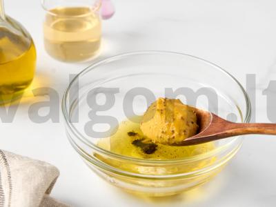 Šiltas salotas su kriaušėmis Žingsnis 4