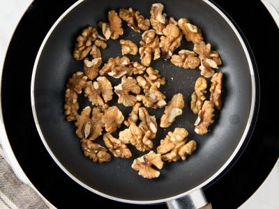 Šiltas salotas su kriaušėmis Žingsnis 5