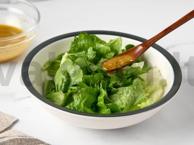 Šiltas salotas su kriaušėmis Žingsnis 6