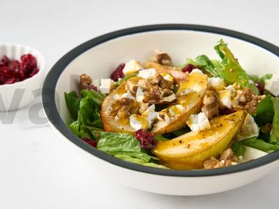 Šiltas salotas su kriaušėmis Žingsnis 8