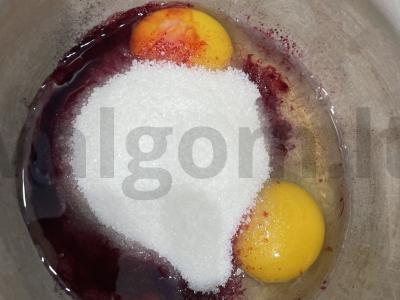 Keksiukai „Rožinė Debesėlis“ Žingsnis 1