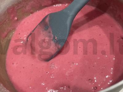 Keksiukai „Rožinė Debesėlis“ Žingsnis 4