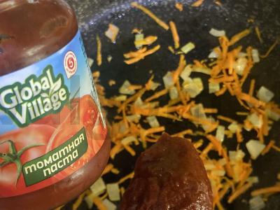 Rūgščių kopūstų sriuba su pomidorų pasta Žingsnis 3