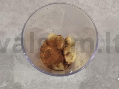 Bezlaktazinis bananų kokteilis Žingsnis 3