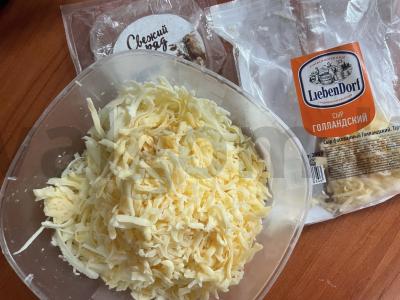 Sluoksniuoti pyragėliai su sūriu Žingsnis 1