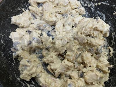 Vištienos ir grybų apkepas Žingsnis 8