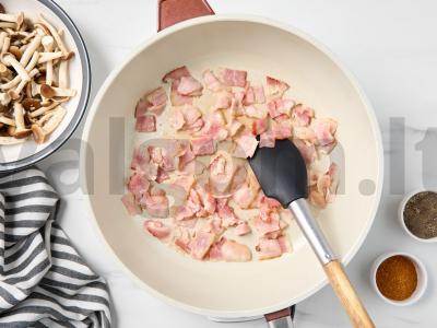 Kepta bulvė su voveraitėmis Žingsnis 2