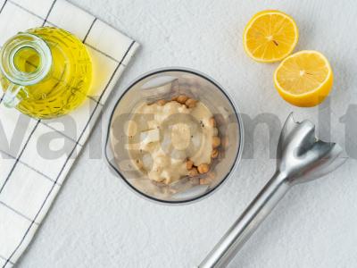 Sumuštiniai su humusu Žingsnis 1