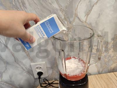 Namų braškinis ledai Žingsnis 6