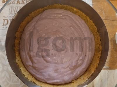 Braškių sūrio pyragas be kepimo Žingsnis 6