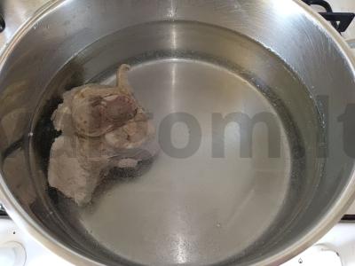 Žirnių sriuba su kiauliena be bulvių Žingsnis 2