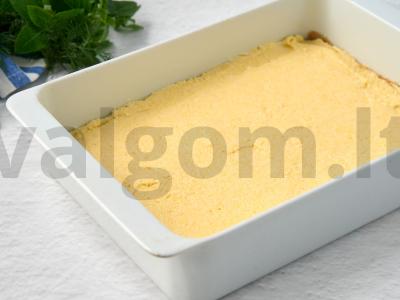 Polenta su varške ir parmezanu Žingsnis 4