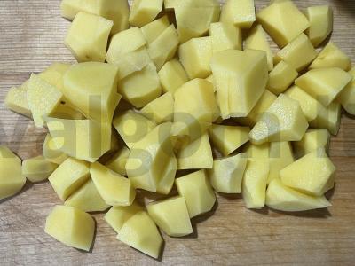 Vištienos sriuba su vermišeliais ir bulvėmis pietums Žingsnis 2