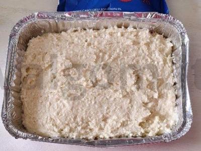 Varškės pyragas su persikais Žingsnis 6