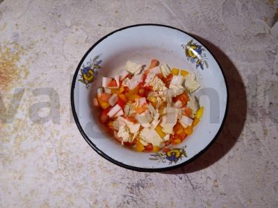 Žaliavalgių salotas „Harmonija“ Žingsnis 2