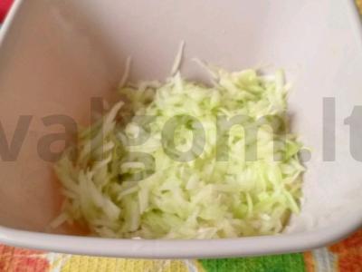 Cukinijų blynai „Išskirtiniai“ su dešra Žingsnis 2